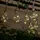 GLOBO LED Solar Lichterkette Außen Hanfseil 570 cm Warmweiß