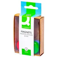Q-Connect Magnet, Ø24mm, 4 Stück