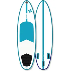 SURFBOARD - 6'6 x 21''1/2 x 3'' - 65l - blank WEISS|BLAU|SCHWARZ 6'6