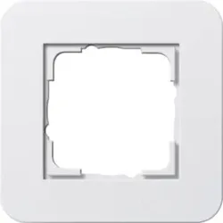 Gira Abdeckrahmen 1fach Reinweiß/Reinweiß 0211410