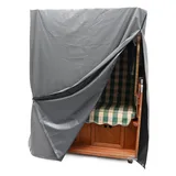 Hoberg Strandkorb Schutzhülle L/XL - 140 x 100 x 165/140 cm | grau