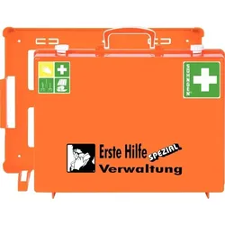 SÖHNGEN Erste-Hilfe-Koffer SPEZIAL Verwaltung, 400 x 300 x 150 mm, inkl. Wandhalterung
