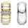 Ti Sento Ohrstecker Milano gold 925er Sterlingsilber unisize