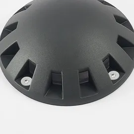 LINDBY Außenleuchte Aluminium IP67 10 W 1-flammig schwarz