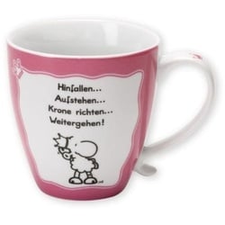 Sheepworld Tasse 'Hinfallen'