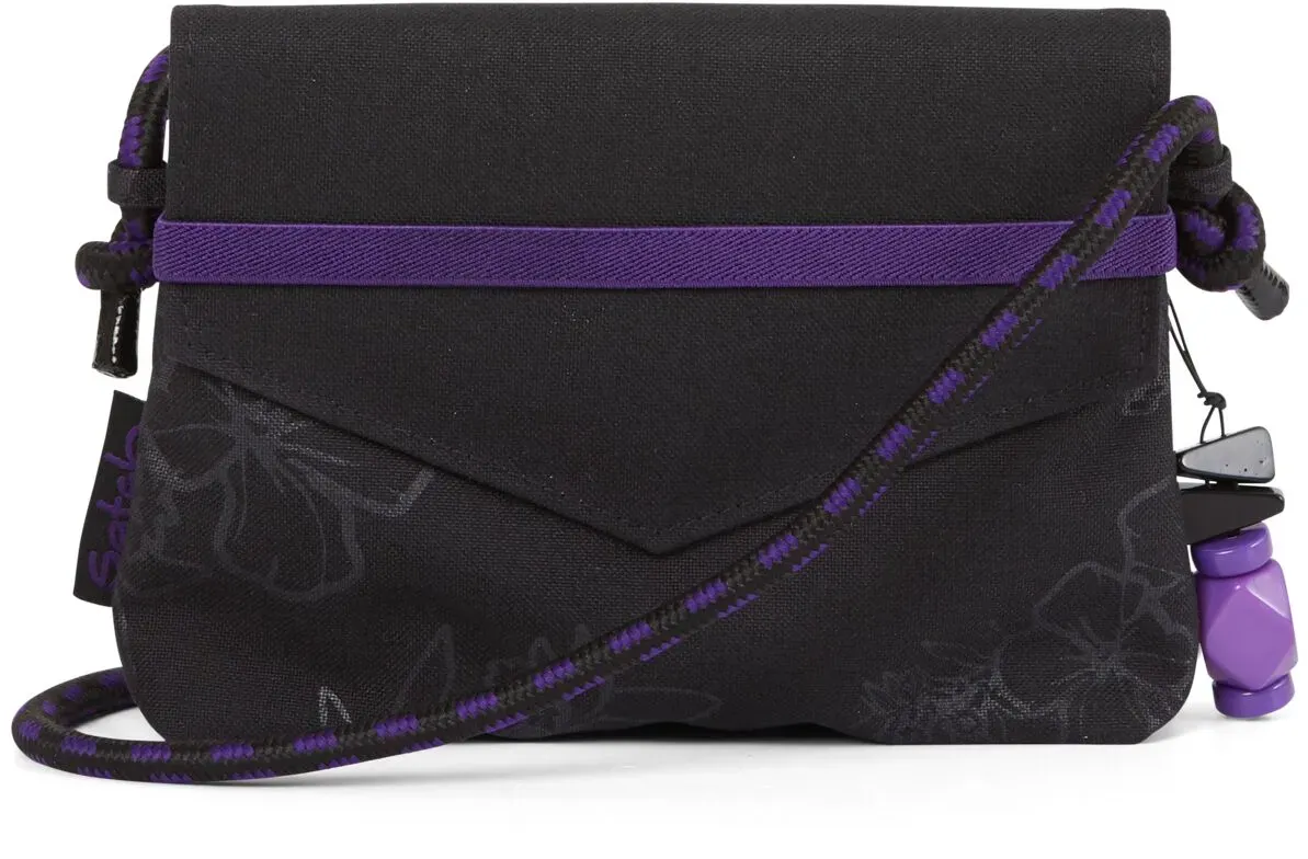 satch Freizeit Clutch Purple Hibiscus