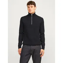 JACK & JONES Troyer »JJEPERFECT KNIT HALF ZIP SN« Jack & Jones Black