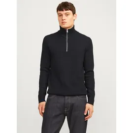 JACK & JONES Troyer »JJEPERFECT KNIT HALF ZIP SN« Jack & Jones Black