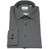 Eterna Langarmhemd Modern Fit Schwarz 43