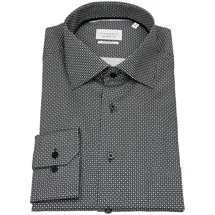 Eterna Langarmhemd Modern Fit Schwarz 43