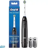 Oral B Oral-B Pro Battery Toothbrush, Precision Clean Toothbrush Head, Plaque Remover For Teeth, 2 Batteries Included, Black