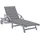 vidaXL Sonnenliege 200 x 68 x 86 cm Grau