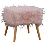 KAWOLA Hocker FYNN Fell 0 x 0 x 0 cm Rosa