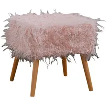 KAWOLA Hocker FYNN Fell 0 x 0 x 0 cm Rosa