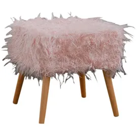 KAWOLA Hocker FYNN Fell 0 x 0 x 0 cm Rosa