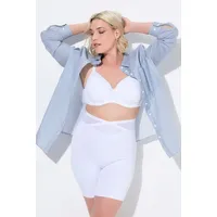 Ulla Popken Miederhose Shaping-Panty breiter Meshbund Wickeleffekt weiß 62/64