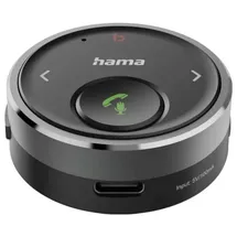 Hama Bluetooth-Receiver für Kfz, 3,5-mm-Stecker Sprachsteuerung Freisprechen