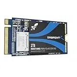 Sabrent 2242 M.2 NVMe SSD 2TB, Interne SSD 2500 MB/s Lesen, 42 mm PCIe 3.0 X4, Internes Solid State Drive, High Performance kompatibel mit Allen PCs, NUCs und Laptops (SB-1342-2TB)