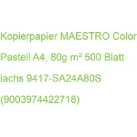 Mondi Maestro Color Kopierpapier A4 80g 500Bl lachs 9417-SA24A80S