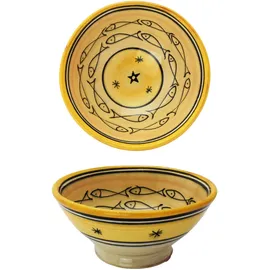 Marrakesch Orient & Mediterran Interior Poisson Gelb 3-tlg.