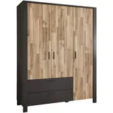 Begabino Kleiderschrank ¦ holzfarben ¦ Maße (cm): B: 166 H: 214 T: 58.0