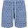 URBAN CLASSICS Badeshorts Urban Classics Pattern Swim Short Blau XL