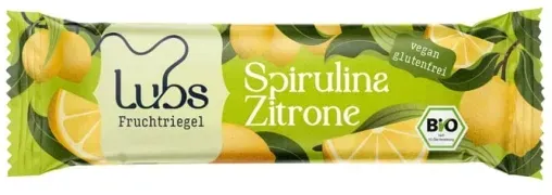 Lubs Spirulina Zitrone Fruchtriegel bio