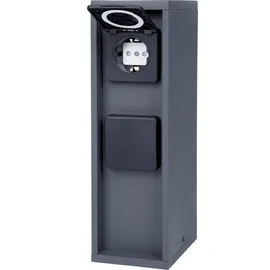 Bold Pado smarte Außen-Steckdose für den Garten – 3Fach Steckdosen-Säule