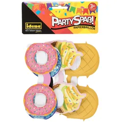 Idena Partyzubehör Brillen mehrfarbig