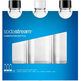 Sodastream PET-Flasche 3 x 1 l schwarz
