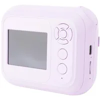 Cryfokt 48MP 1080P HD 6X Zoom Niedliche Sofortbildkamera mit MP3-Spielfunktionen für Geburtstags, Multifunktionale Unterhaltung für Alle Altersgruppen, 128 GB Speicher (Purple)