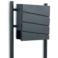 BITUXX MS-18445 Anthrazit inkl. Zeitungsfach