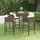 vidaXL Gartenbar Set 5-tlg. Braun