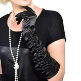 GOODS+GADGETS Charleston 20er Jahre Handschuhe Lange Retro Handschuhe für Burlesque Kostüm Kleid Outfit Accessoire (Handschuhe) - Einheitsgröße