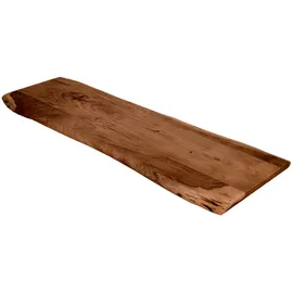 Sam Tischplatte Baumkante Akazie Nuss 120 x 40 cm CURTIS