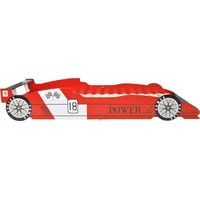 vidaXL Autobett Rennwagen 90 x 200 cm rot