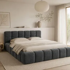 dekori.interiors NUBO Premium 180 x 200 cm Silber