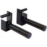 HULKFIT Unisex – Erwachsene Pro Series Weight Plate Holders Befestigungszubehör, Schwarz