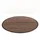 Homestyle4u 374, Bambusteppich rund 90 cm Bambusmatte Bad rutschfest Teppich Dunkel Braun