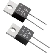VISHAY RTO 50 F-100 Hochlast-Widerstand 100Ω axial bedrahtet TO-220 50W 1% 1 St. Tube