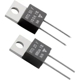 VISHAY RTO 50 F-100 Hochlast-Widerstand 100Ω axial bedrahtet TO-220 50W 1% 1 St. Tube