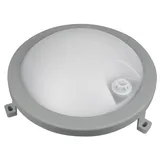 Blulaxa Rund-Leuchte Kunststoff 12W 1200lm IP54 grau