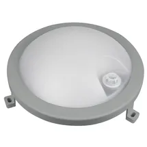 Blulaxa Rund-Leuchte Kunststoff 12W 1200lm IP54 grau