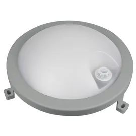 Blulaxa Rund-Leuchte Kunststoff 12W 1200lm IP54 grau