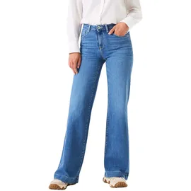 GARCIA Celia 249 Jeans in Mittelblau mit Wide Leg-W26 / L34
