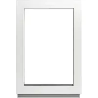 Framex Festverglasung - Kellerfenster BxH: 60 x 85 cm Weiß Fenster 2-fach Fenster Für Gartenhaus/Garagenfenster - Premium Kunststofffenster BxH: 600 x 850 mm