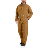 CARHARTT Washed Duck Insulated Overall - Hellbraun - 3XL
