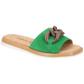 Gabor Pantolette grün 37 EU