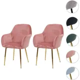MVG Esszimmerstuhl »MVG-F18«, 2er-Set - rosa