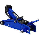Walter Stahl Germany control Wagenheber 3T Rangierwagenheber Hydraulischer Wagenheber, max. Hubhöhe: 40 cm, 360° Rollen, Flache Hubhöhe 135-400mm blau